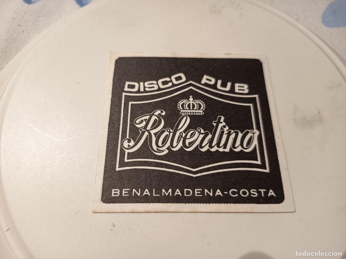 Otros art&iacute;culos de coleccionismo en papel: POSAVASOS DISCO PUB ROBERTINO-BENALMADENA-MALAGA