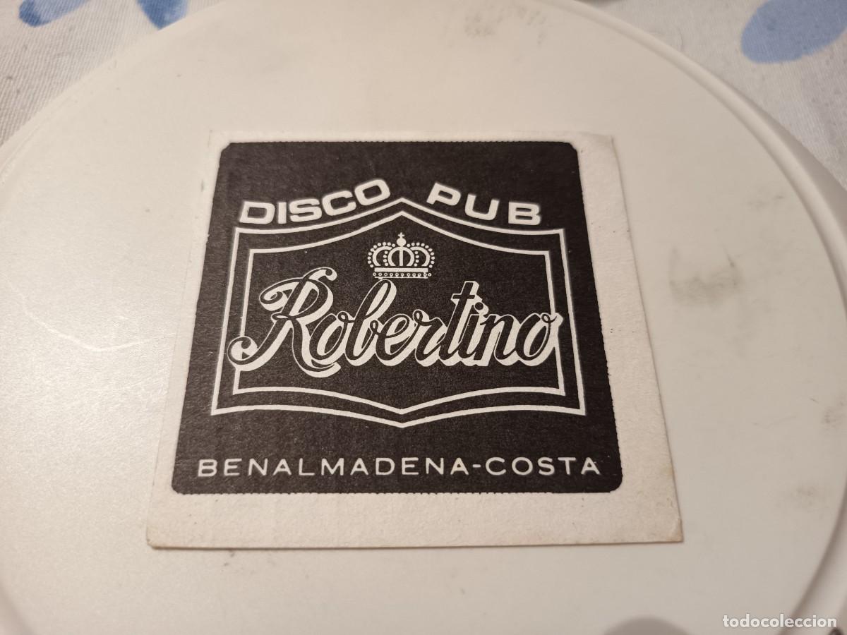 Otros art&iacute;culos de coleccionismo en papel: POSAVASOS DISCO PUB ROBERTINO-BENALMADENA-MALAGA