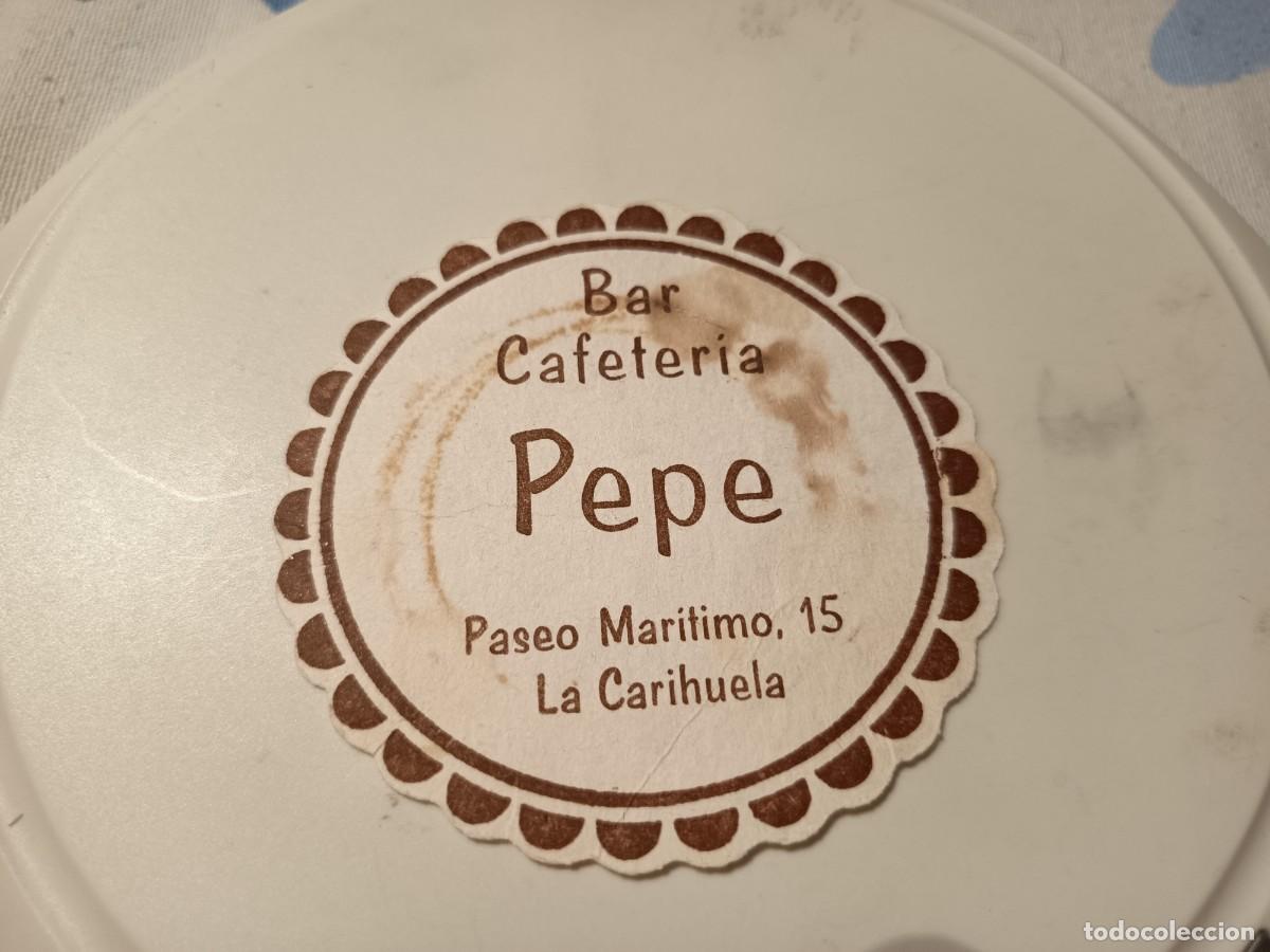 Otros art&iacute;culos de coleccionismo en papel: POSAVASOS CAFETERIA PEPE-LA CARIHUELA-TORREMOLINOS-MALAGA