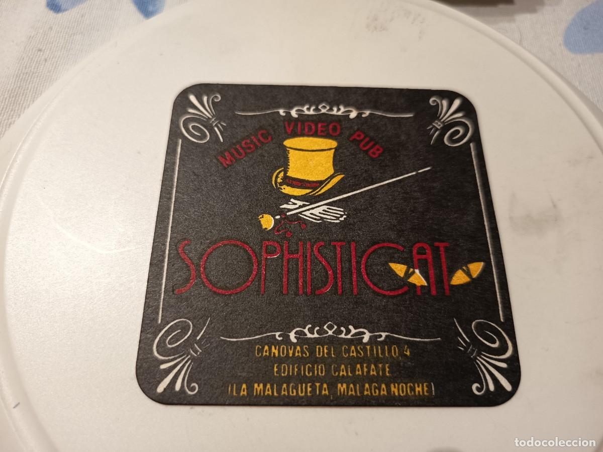 Outros artigos de papel: POSAVASOS PUB SOPHISTICAT-LA MALAGUETA-MALAGA