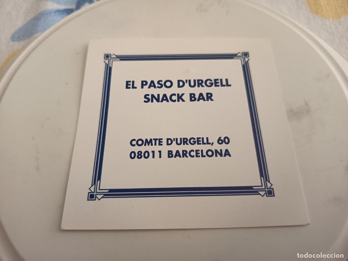 Otros art&iacute;culos de coleccionismo en papel: POSAVASOS SNACK BAR EL PASO DE'URGELL-BARCELONA