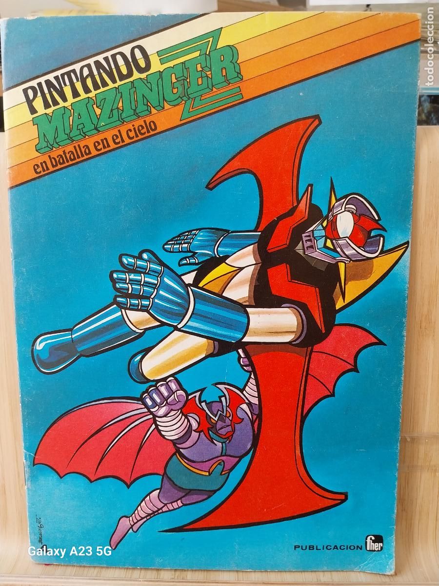 Outros artigos de papel: MAZINGER Z PINTANDO A&Ntilde;O 1978 N&ordm; 4 BATALLA EN EL CIELO ED FHER A&Ntilde;O 1978 HOJAS COLOREADAS 24X17CMS