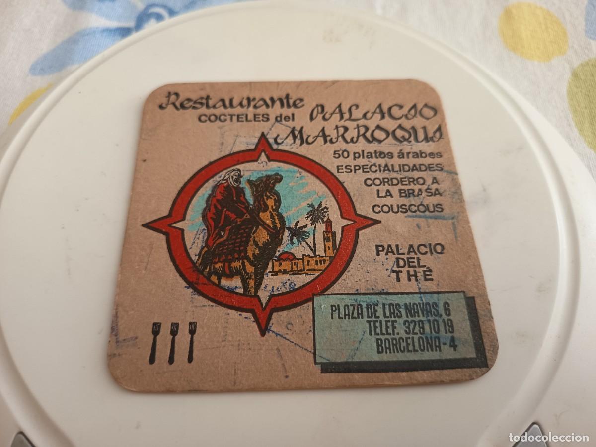 Collectionnisme Papier divers: POSAVASOS RESTAURANTE PALACIO MARROQUI-BARCELONA