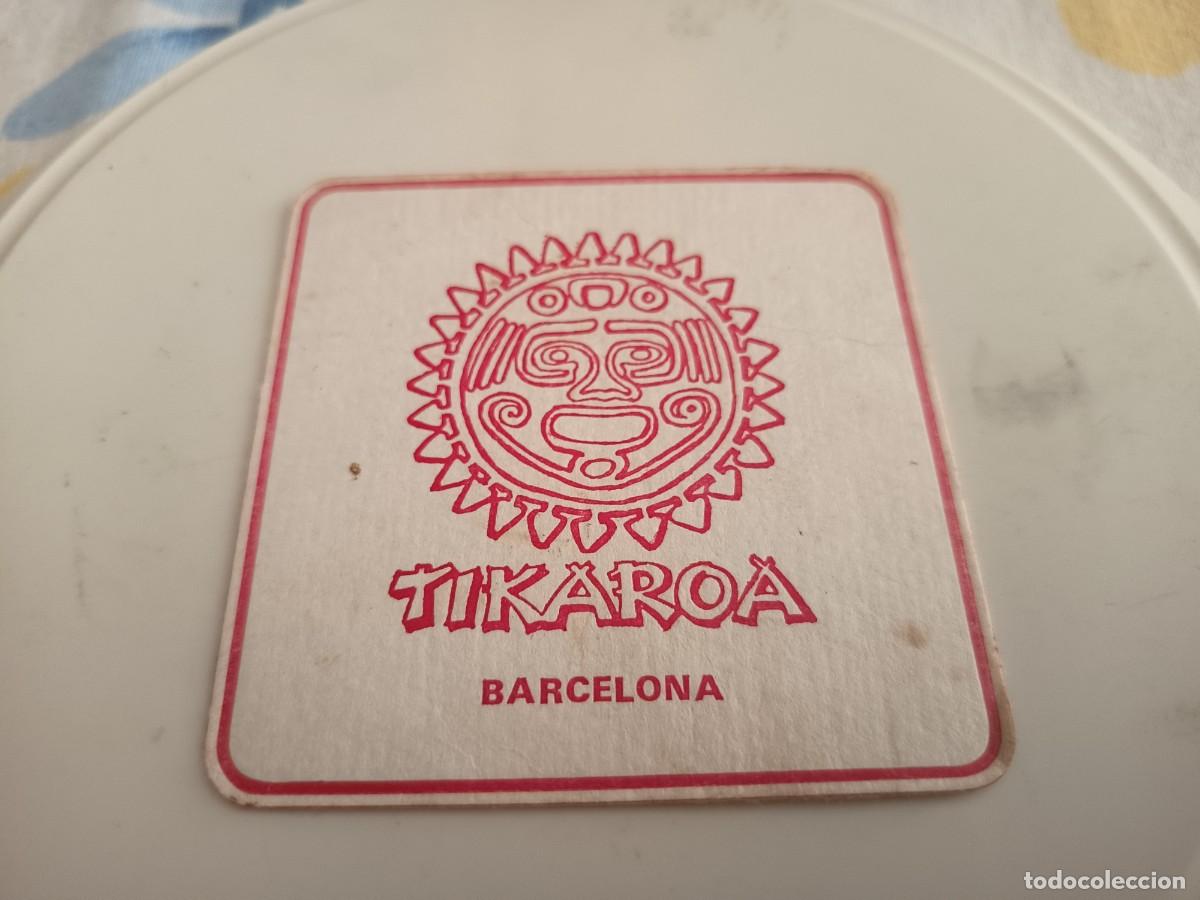 Collectionnisme Papier divers: POSAVASOS RESTAURANTE POLINESIO TIKAROA-BARCELONA