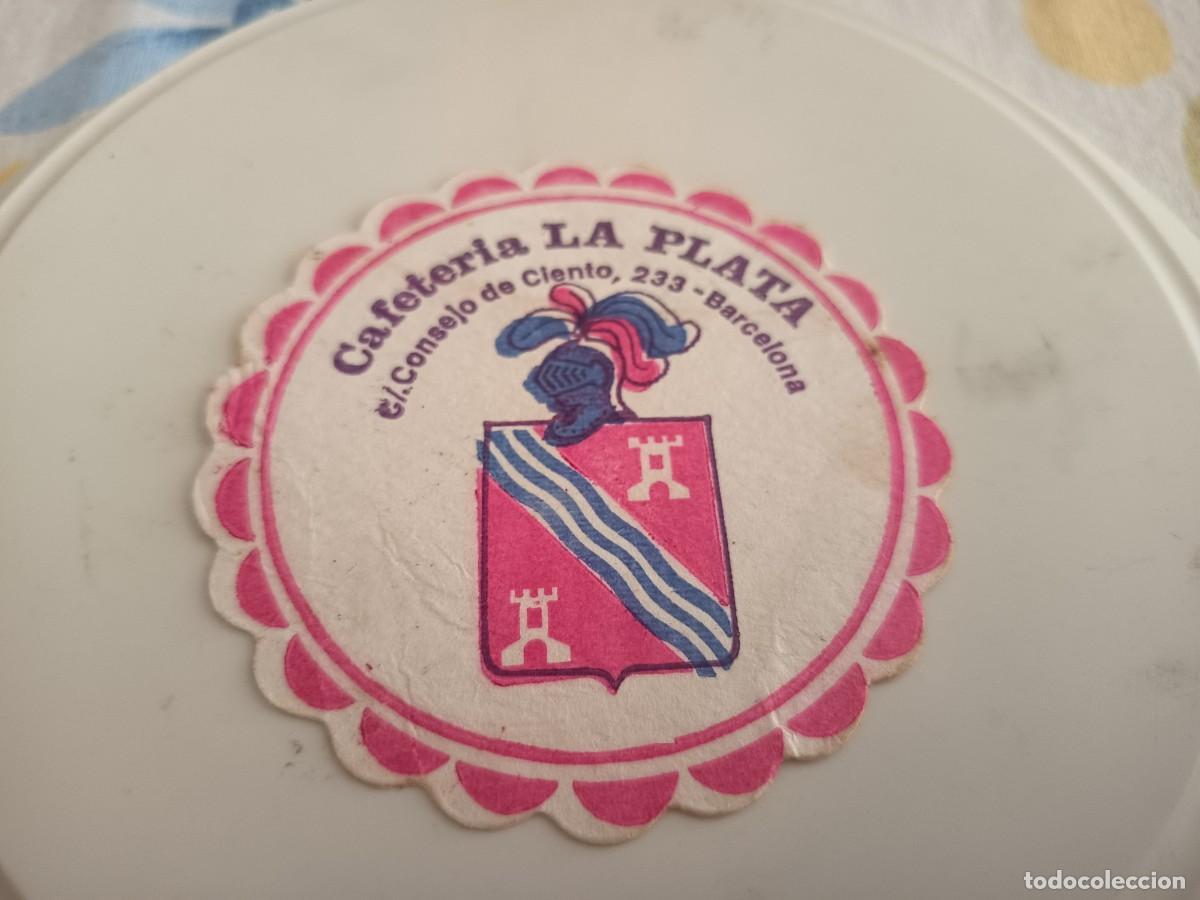 Collectionnisme Papier divers: POSAVASOS CAFATERIA LA PLATA-BARCELONA