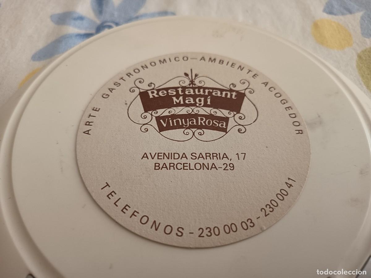 Collectionnisme Papier divers: POSAVASOS RESTAURANTE MAGI VINYA ROSA-BARCELONA