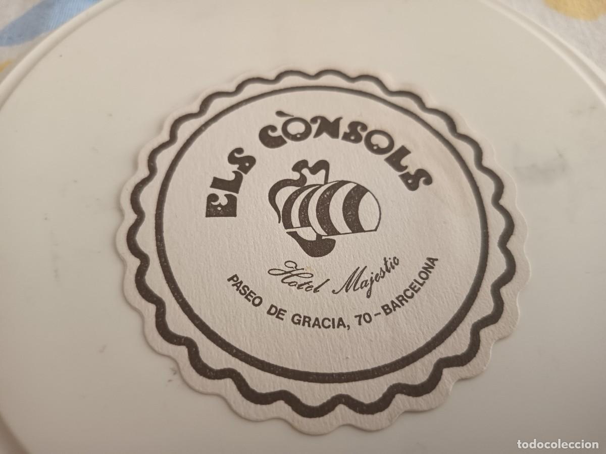 Collectionnisme Papier divers: POSAVASOS HOTEL MAGESTIC ELS CONSOLS-BARCELONA