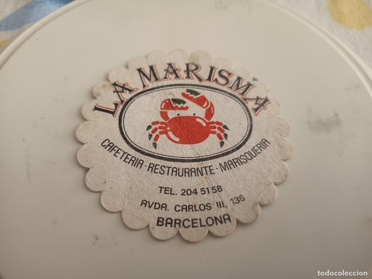 Otros art&iacute;culos de coleccionismo en papel: POSAVASOS RESTAURANTE LA MARISMA-BARCELONA