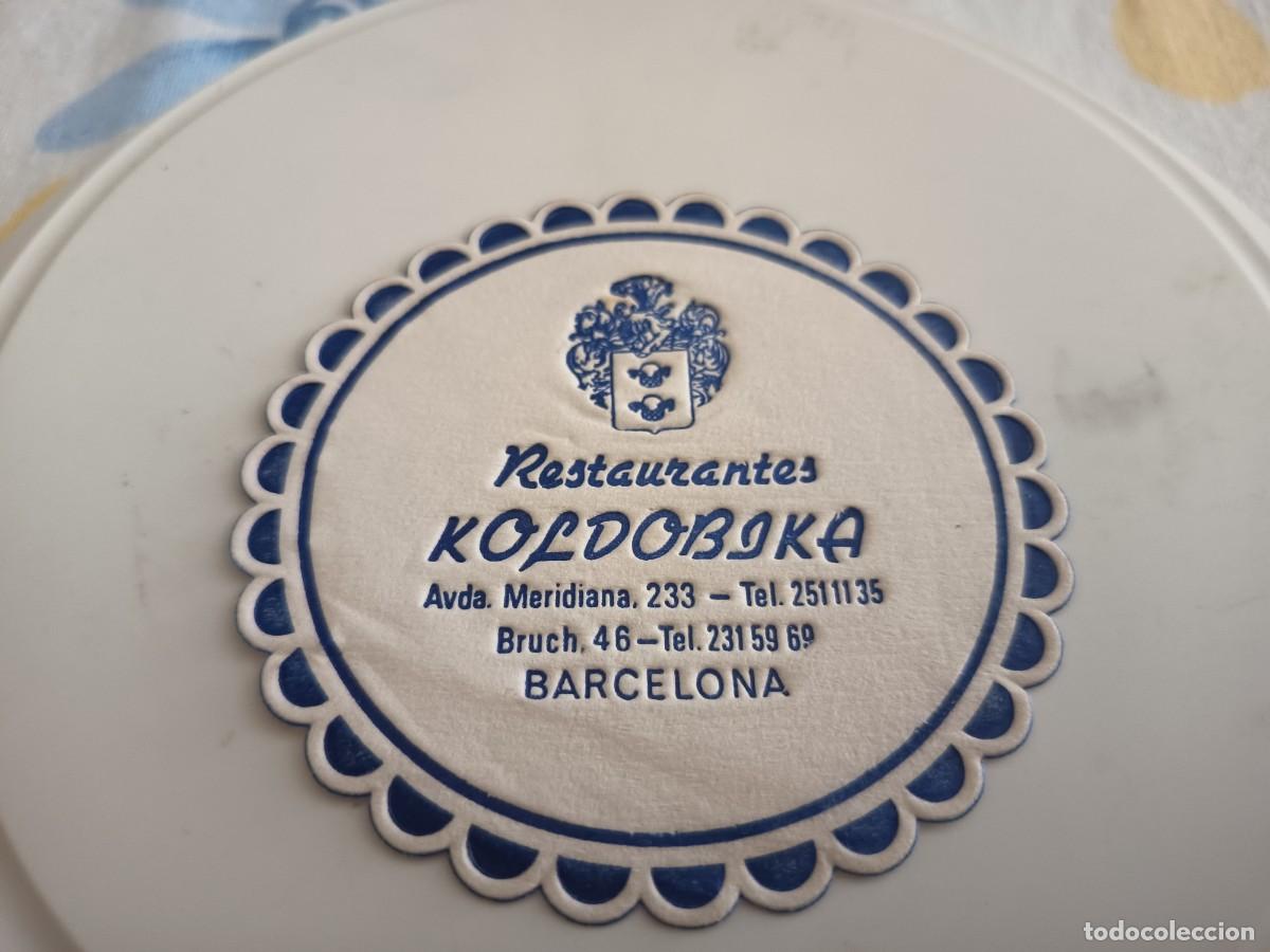 Otros art&iacute;culos de coleccionismo en papel: POSAVASOS RESTAURANTE KOLDOBIKA-BARCELONA