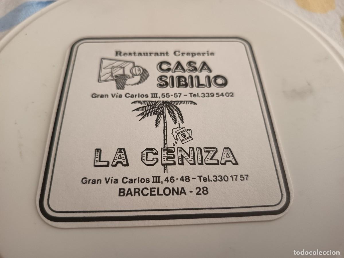 Otros art&iacute;culos de coleccionismo en papel: POSAVASOS RESTAURANTE CASA SIBILIO-LA CENIZA-BARCELONA