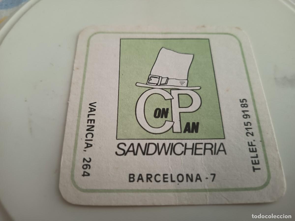 Otros art&iacute;culos de coleccionismo en papel: POSAVASOS SANDWICHERIA CON PAN-BARCELONA