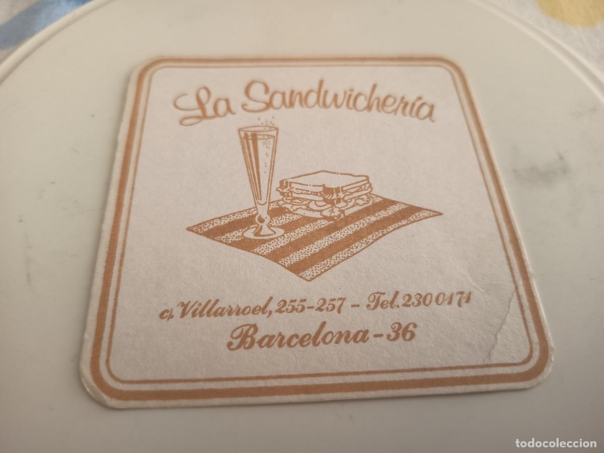 Otros art&iacute;culos de coleccionismo en papel: POSAVASOS LA SANDWICHERIA -BARCELONA