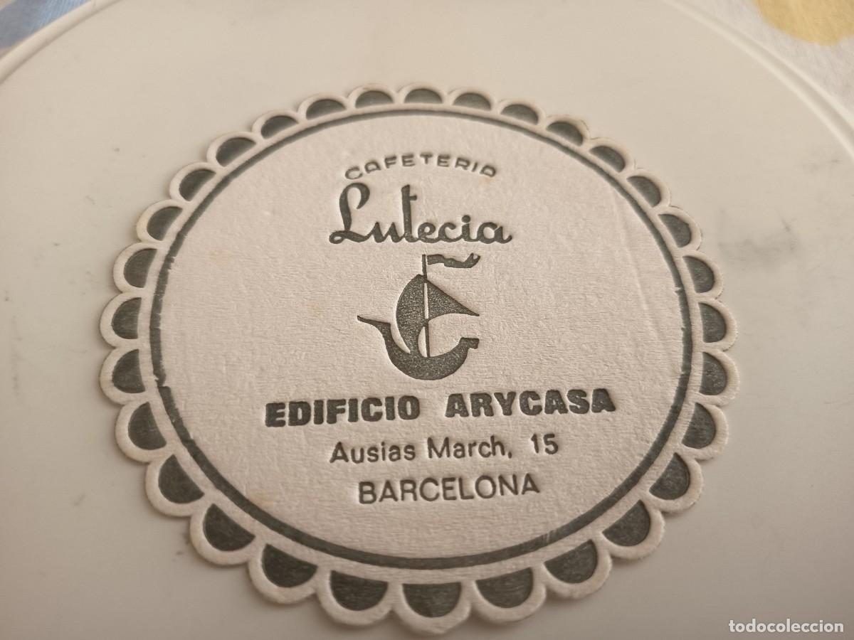 Otros art&iacute;culos de coleccionismo en papel: POSAVASOS CAFETERIA LUTECIA-BARCELONA