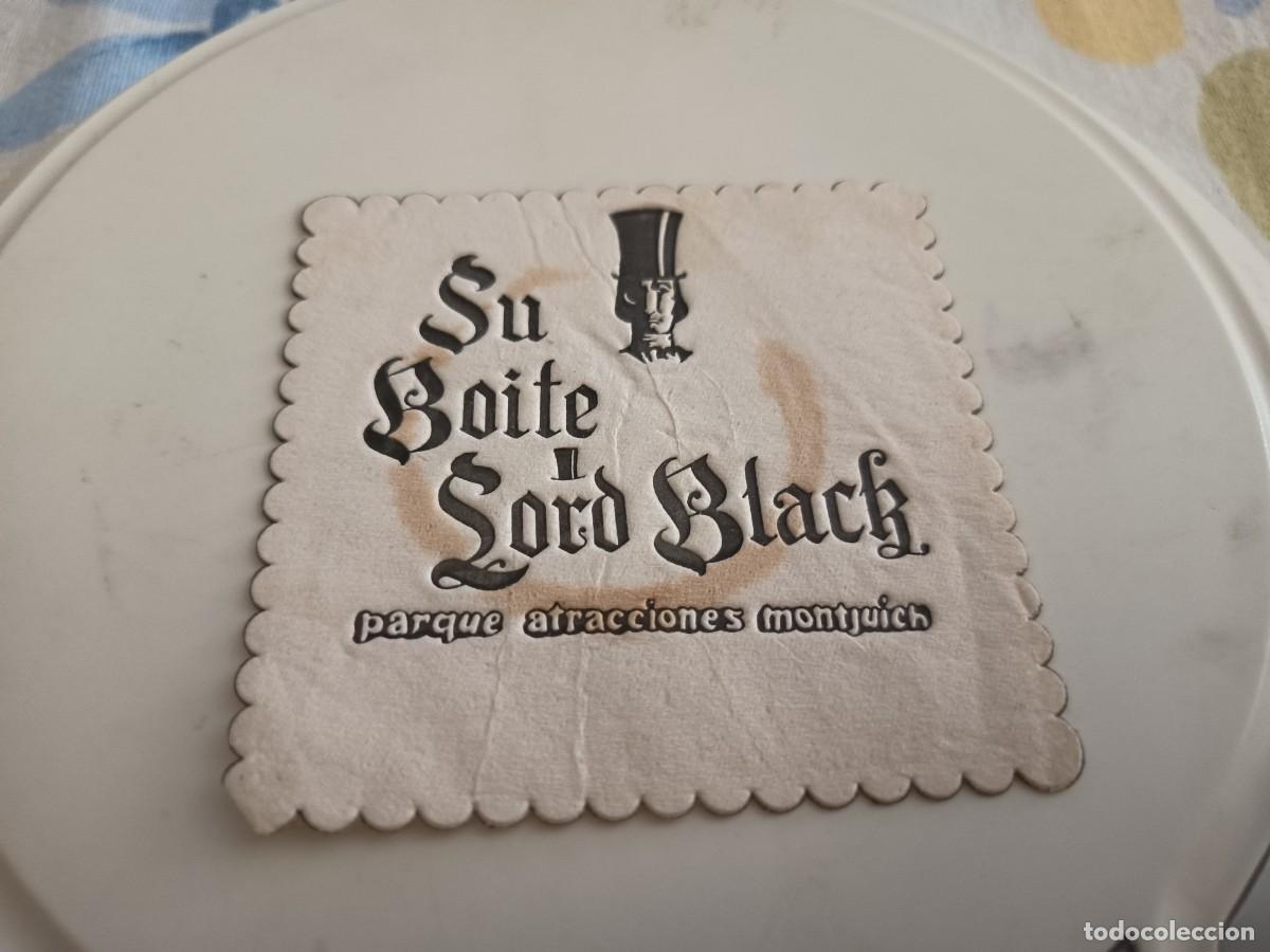 Otros art&iacute;culos de coleccionismo en papel: POSAVASOS BOITE LORD BLACK-BARCELONA