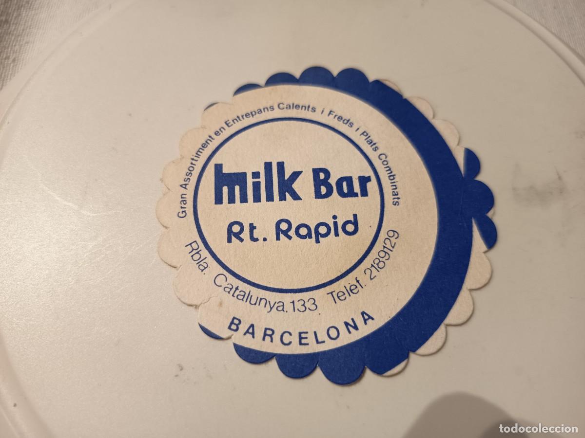 Otros art&iacute;culos de coleccionismo en papel: POSAVASOS BAR MILK RT.RAPID-BARCELONA