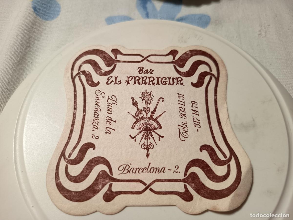Outros artigos de papel: POSAVASOS BAR EL PARAIGUR-BARCELONA