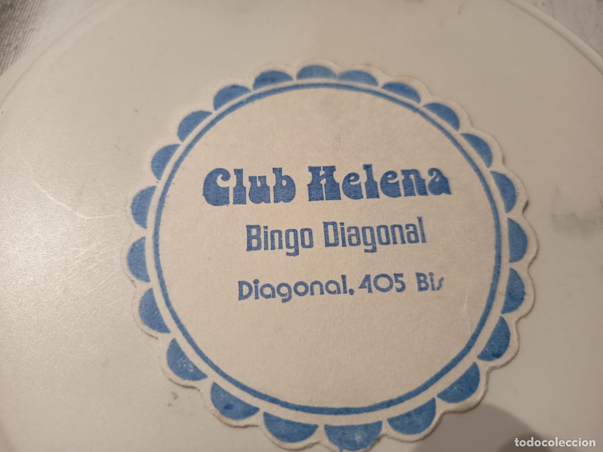 Otros art&iacute;culos de coleccionismo en papel: POSAVASOS BCLUB HELENA BINGO DIAGONAL-BARCELONA