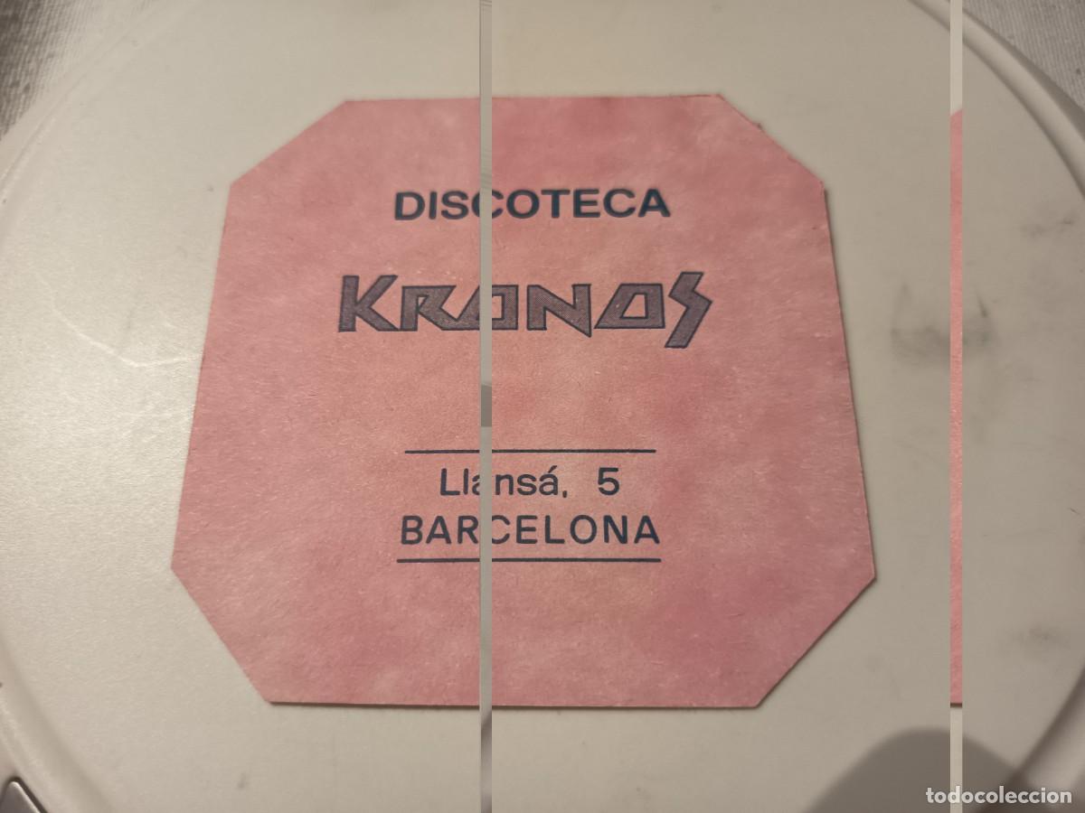Otros art&iacute;culos de coleccionismo en papel: POSAVASOS DISCOTECA KRONOS-BARCELONA