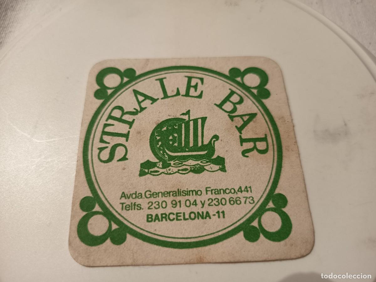 Otros art&iacute;culos de coleccionismo en papel: POSAVASOS BAR STRALE-BARCELONA