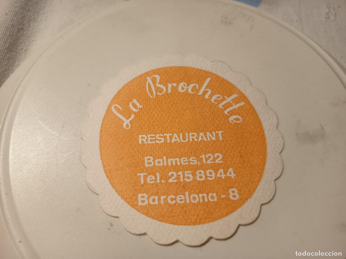 Otros art&iacute;culos de coleccionismo en papel: POSAVASOS RESTAURANTE LA BROCHETTE-BARCELONA