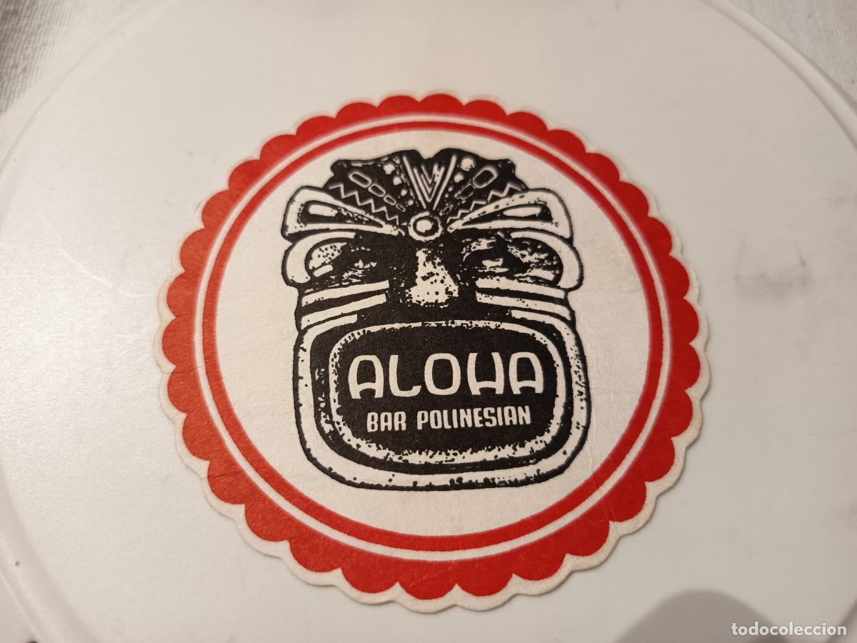 Altri oggetti di carta: POSAVASOS BAR POLINESIO ALOHA-BARCELONA
