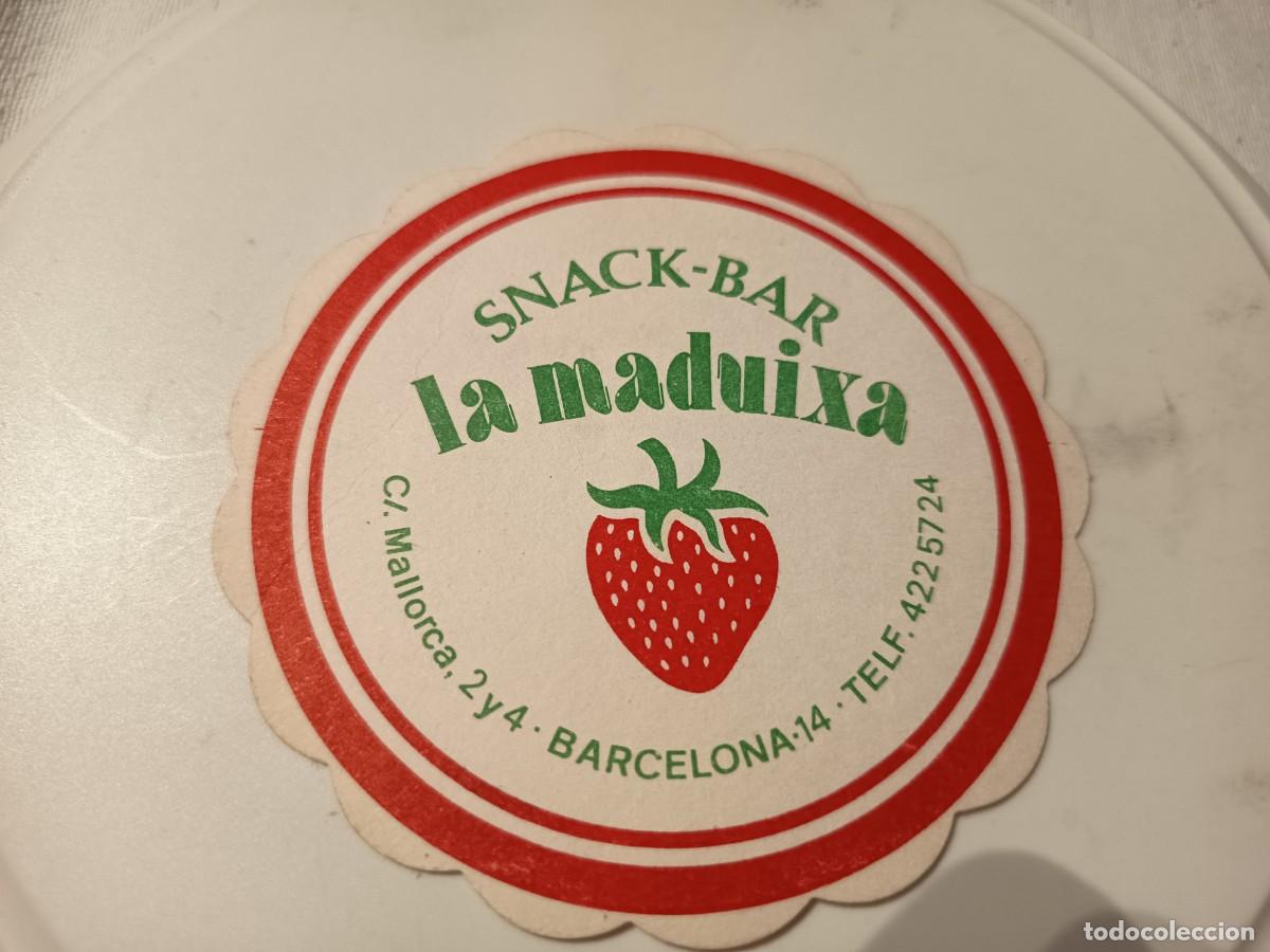 Altri oggetti di carta: POSAVASOS SNACK BAR LA MADUIXA-BARCELONA