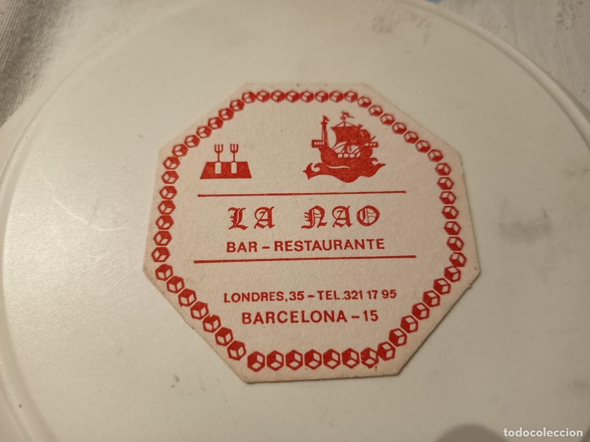 Altri oggetti di carta: POSAVASOS BAR LA NAO-BARCELONA