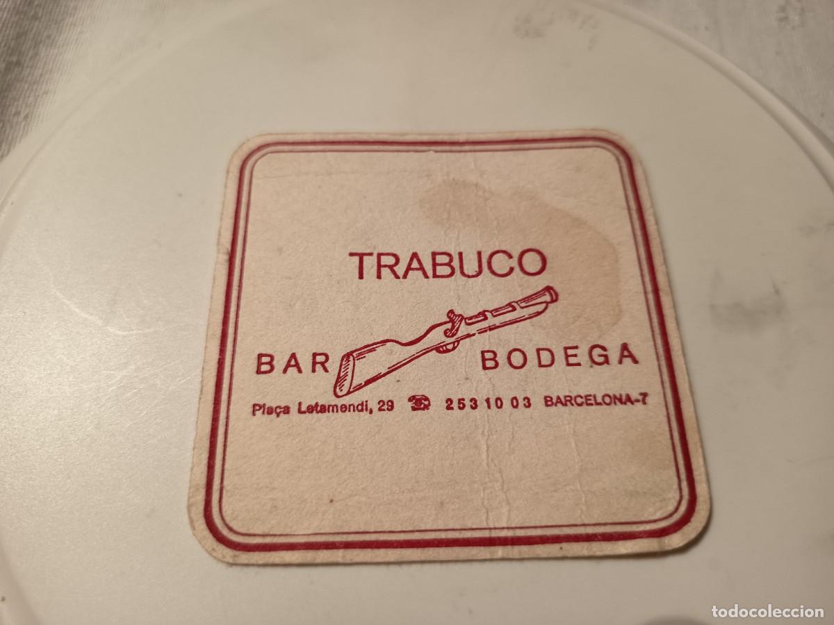Otros art&iacute;culos de coleccionismo en papel: POSAVASOS BAR BODEGA TRABUCO-BARCELONA