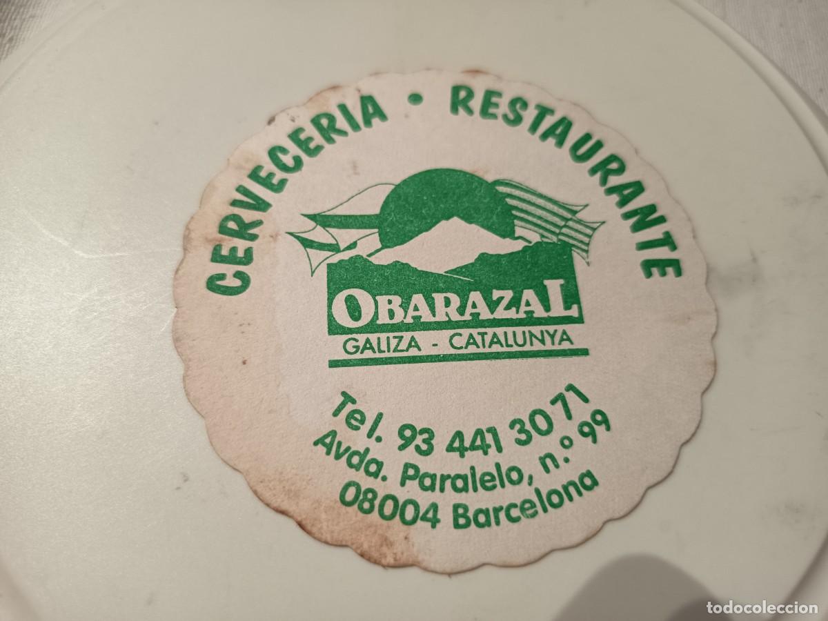Otros art&iacute;culos de coleccionismo en papel: POSAVASOS CERVECERIA OBARAZAL-BARCELONA