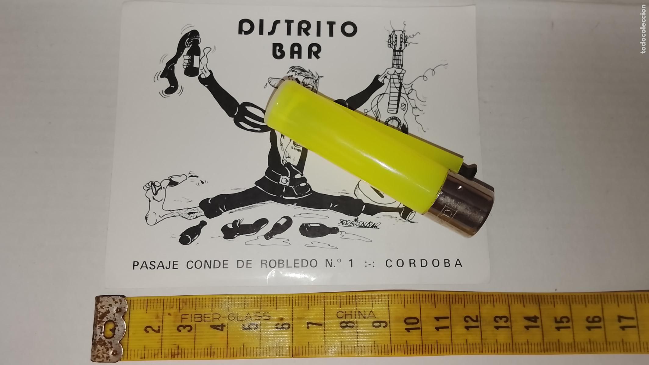Otros art&iacute;culos de coleccionismo en papel: antigua pegatina universitaria distrito bar universitario cordoba tuna estudiantina - troquelado