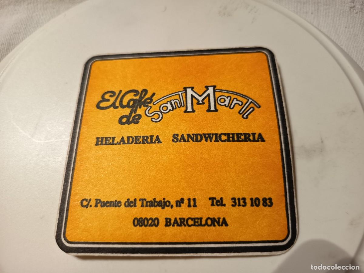 Otros art&iacute;culos de coleccionismo en papel: POSAVASOS EL CAFE DE SANT MARTI-BARCELONA