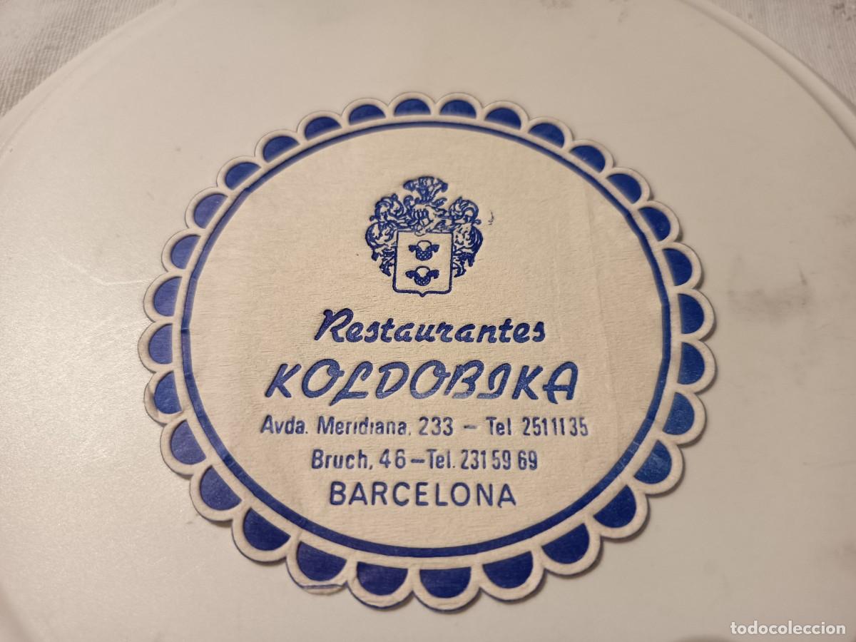 Outros artigos de papel: POSAVASOS RESTAURANTES KOLDOBIKA-BARCELONA