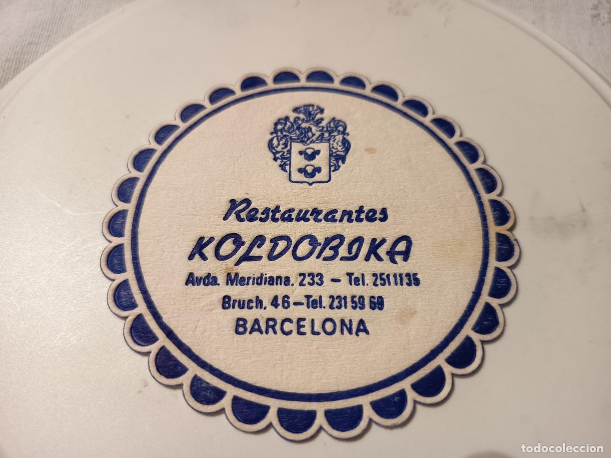 Outros artigos de papel: POSAVASOS RESTAURANTES KOLDOBIKA-BARCELONA