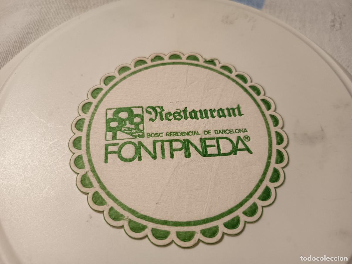 Collectionnisme Papier divers: POSAVASOS RESTAURANT FONTPINEDA-BARCELONA