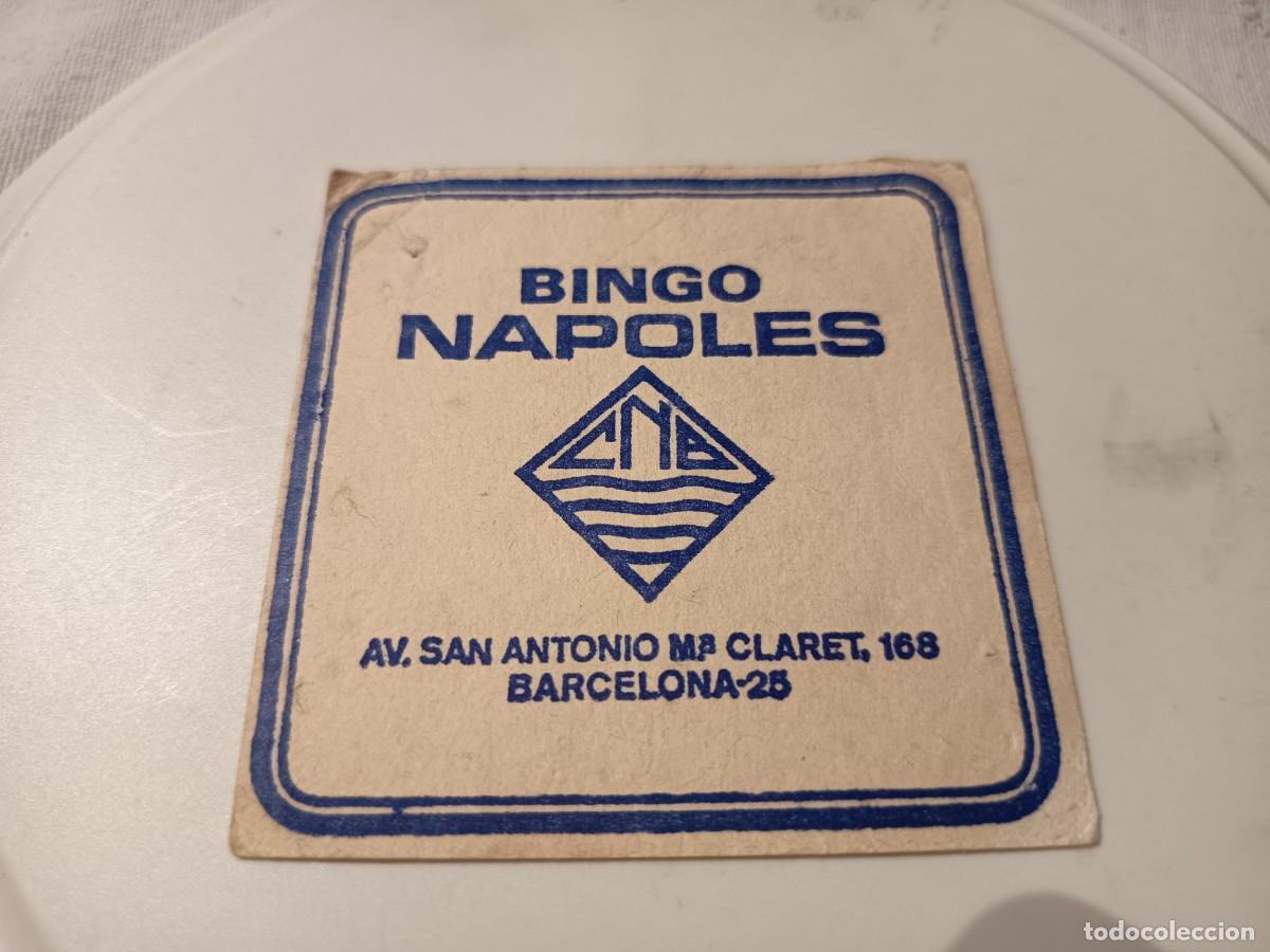 Altri oggetti di carta: POSAVASOS BINGO NAPOLES-BARCELONA