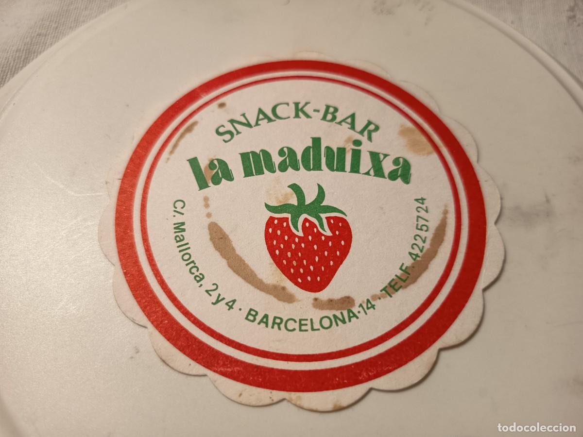 Altri oggetti di carta: POSAVASOS SNACK BAR LA MADUIXA-BARCELONA