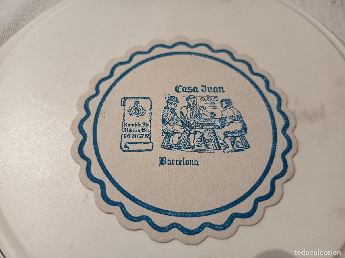 Altri oggetti di carta: POSAVASOS TABERNA CASA JUAN-BARCELONA