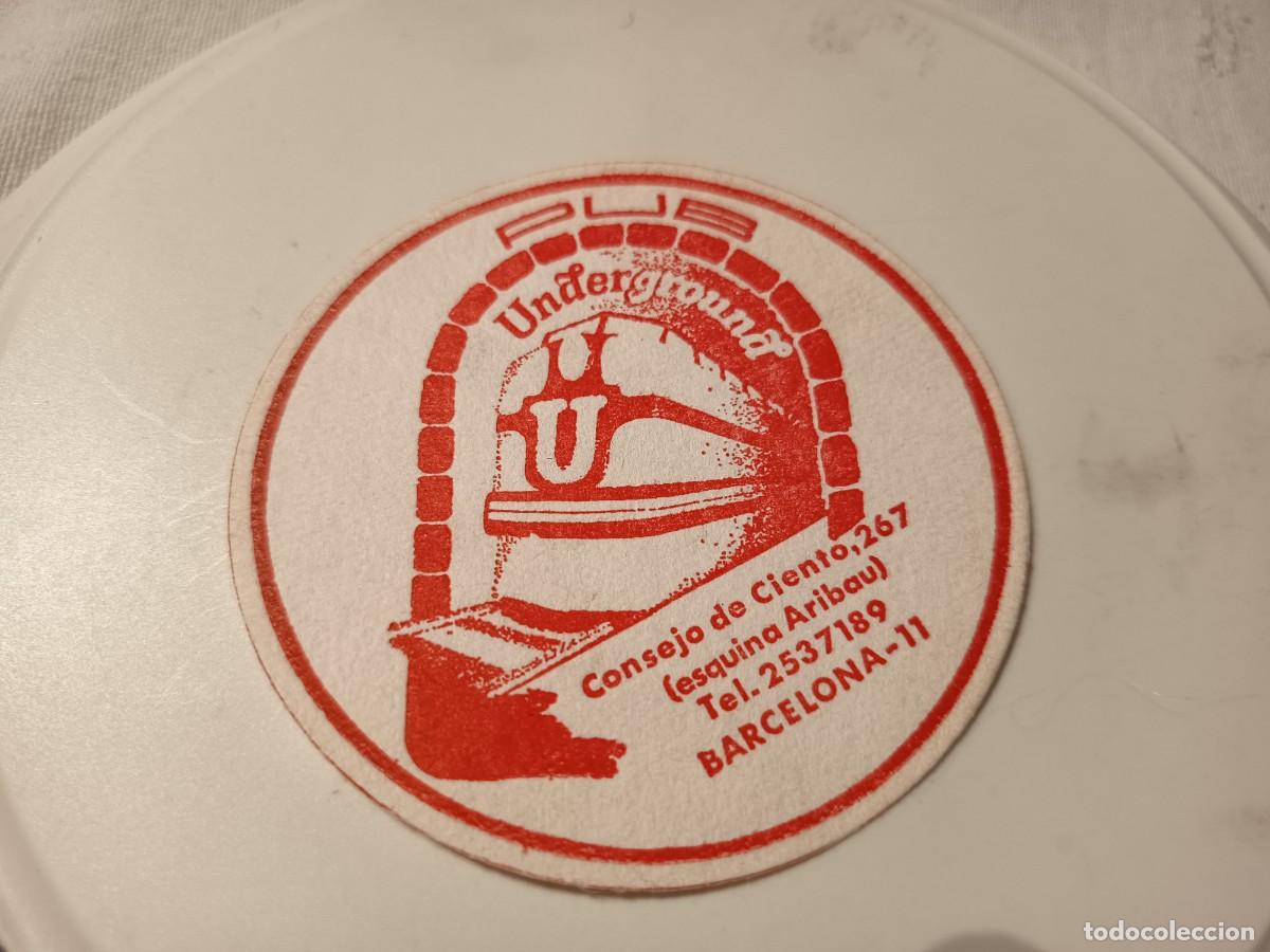 Altri oggetti di carta: POSAVASOS PUB UNDERGROUND-BARCELONA