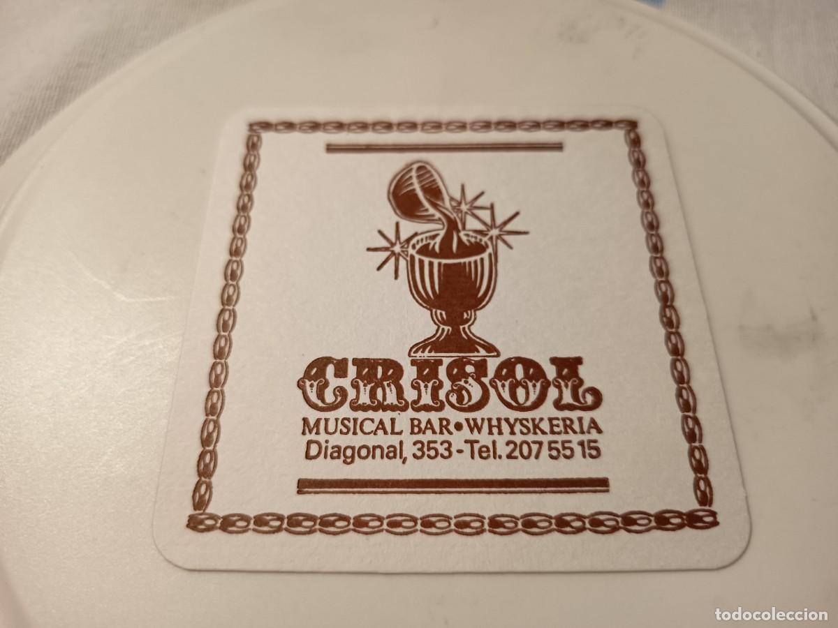 Otros art&iacute;culos de coleccionismo en papel: POSAVASOS BAR MUSICAL CRISOL-BARCELONA