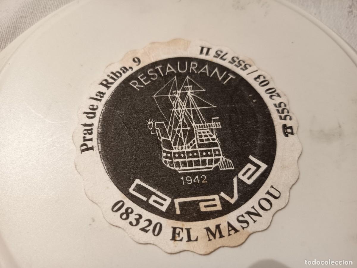 Otros art&iacute;culos de coleccionismo en papel: POSAVASOS RESTAURANTE CARAVEL-EL MASNOU-BARCELONA