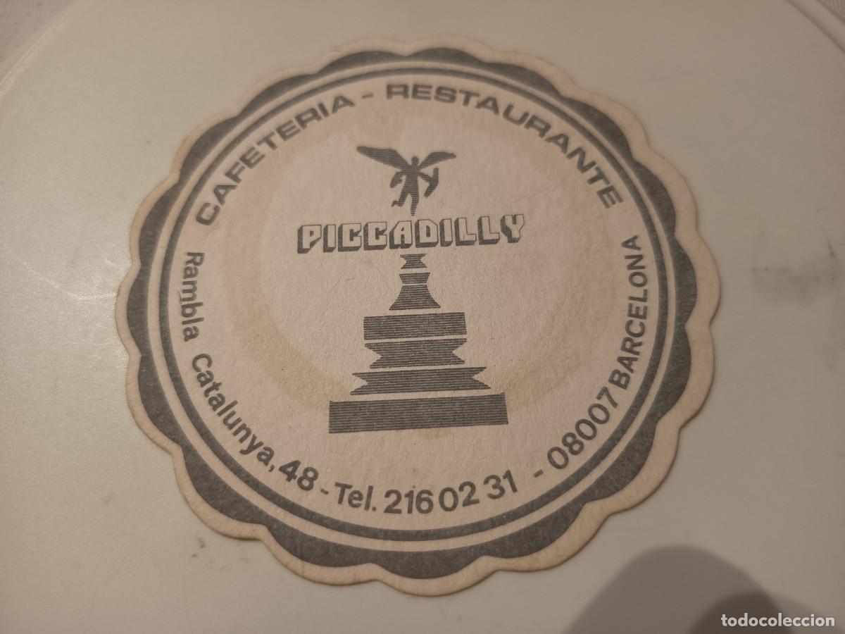 Otros art&iacute;culos de coleccionismo en papel: POSAVASOS CAFETERIA PICCADILLY-BARCELONA