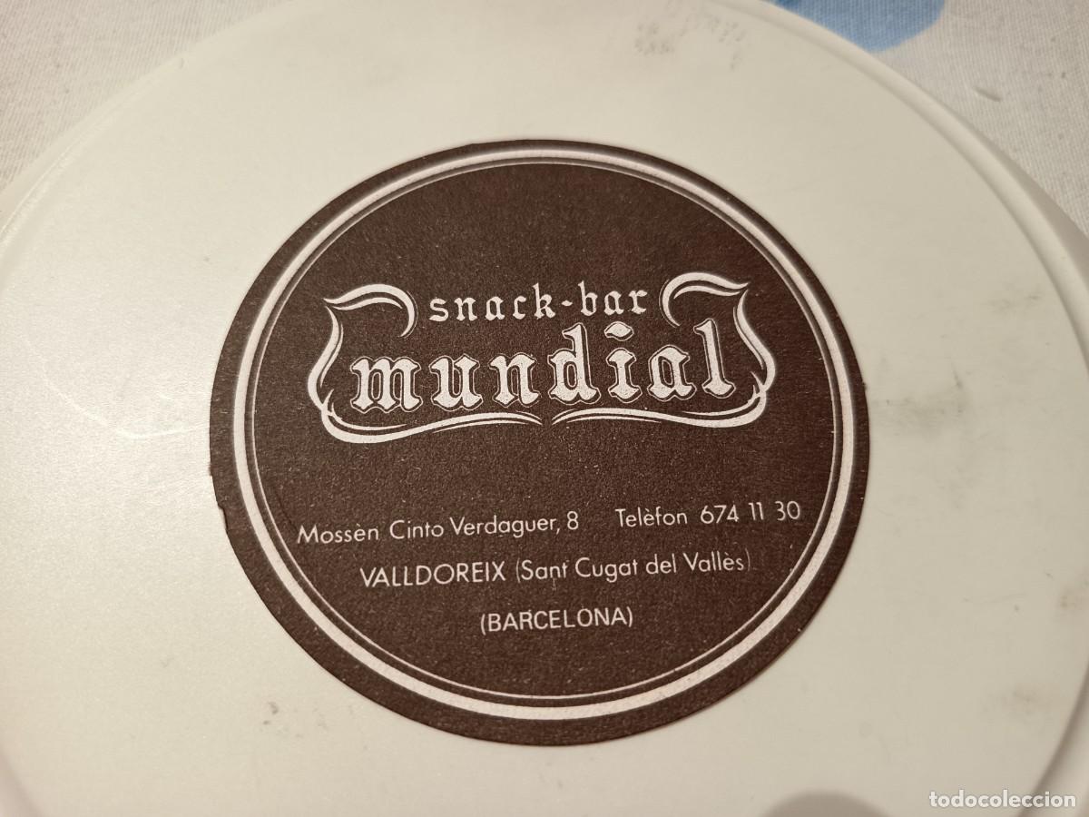 Otros art&iacute;culos de coleccionismo en papel: POSAVASOS SNACK BAR MUNDIAL-VALLDOREIX-BARCELONA