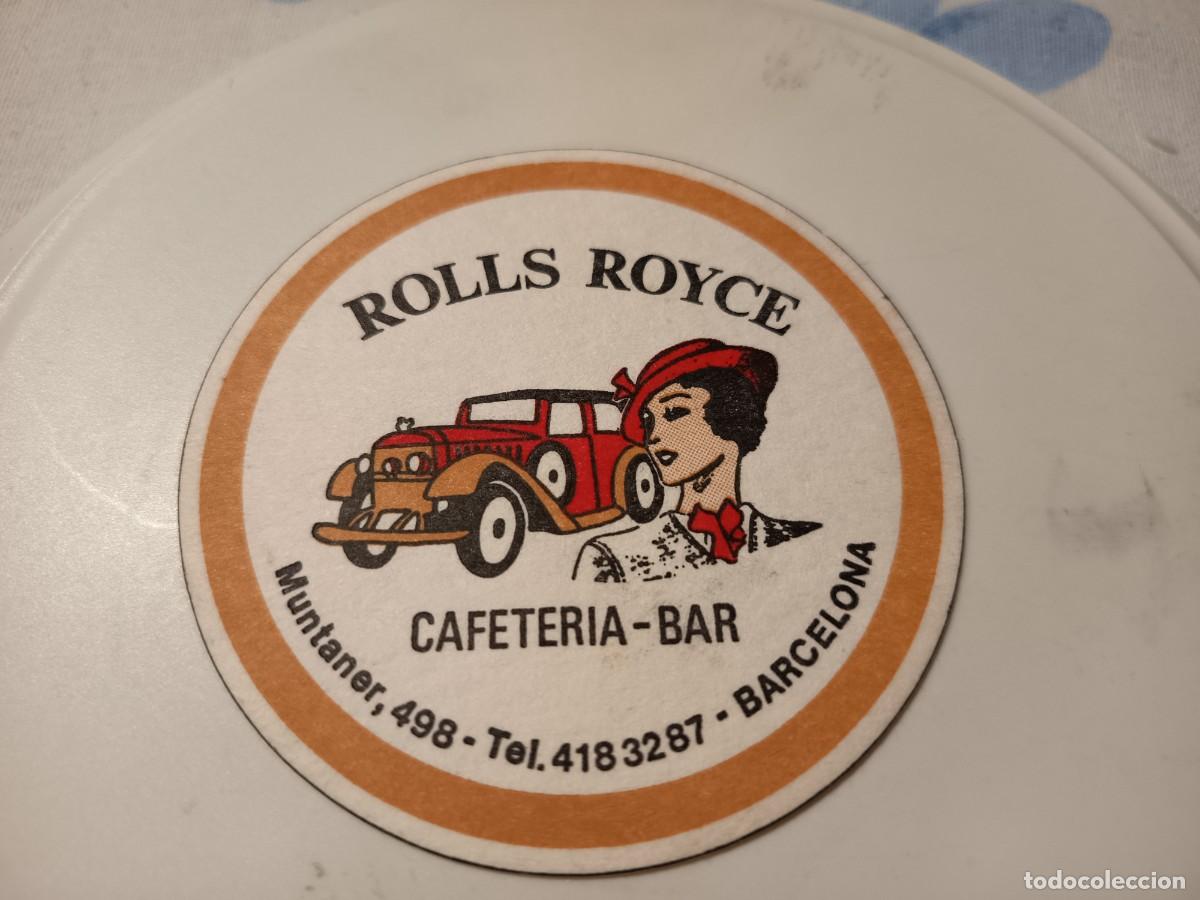 Otros art&iacute;culos de coleccionismo en papel: POSAVASOS CAFETERIA BAR ROLLS ROYCE-BARCELONA