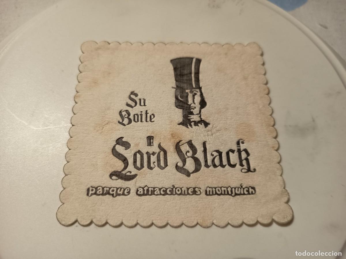 Otros art&iacute;culos de coleccionismo en papel: POSAVASOS BOITE LORD BLACK-BARCELONA