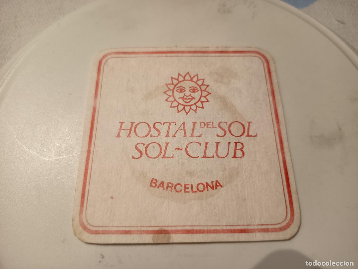 Otros art&iacute;culos de coleccionismo en papel: POSAVASOS HOSTAL DEL SOL CLUB-BARCELONA