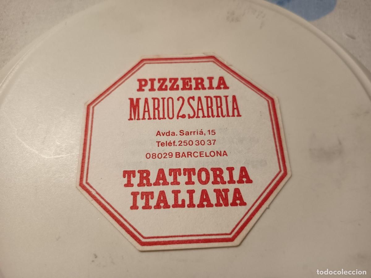 Otros art&iacute;culos de coleccionismo en papel: POSAVASOS PIZZERIA MARIO2 SARRIA-BARCELONA