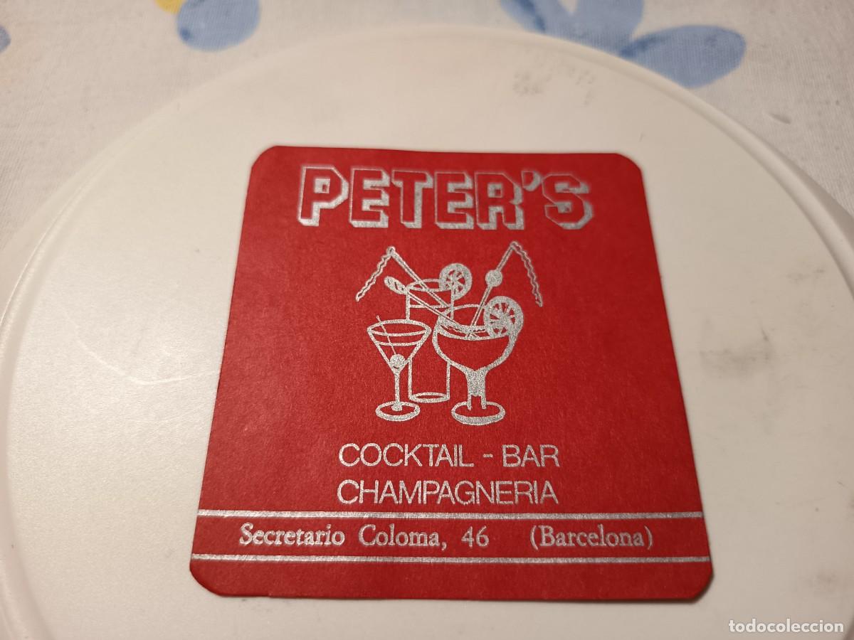 Otros art&iacute;culos de coleccionismo en papel: POSAVASOS COCKTAIL BAR PETER'S-BARCELONA