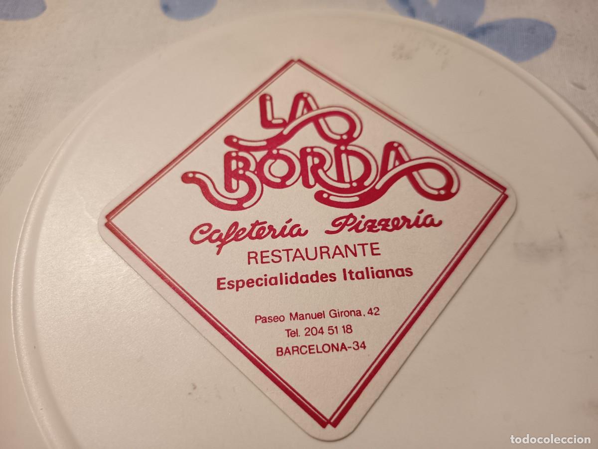 Otros art&iacute;culos de coleccionismo en papel: POSAVASOS CAFETERIA LA BORDA-BARCELONA