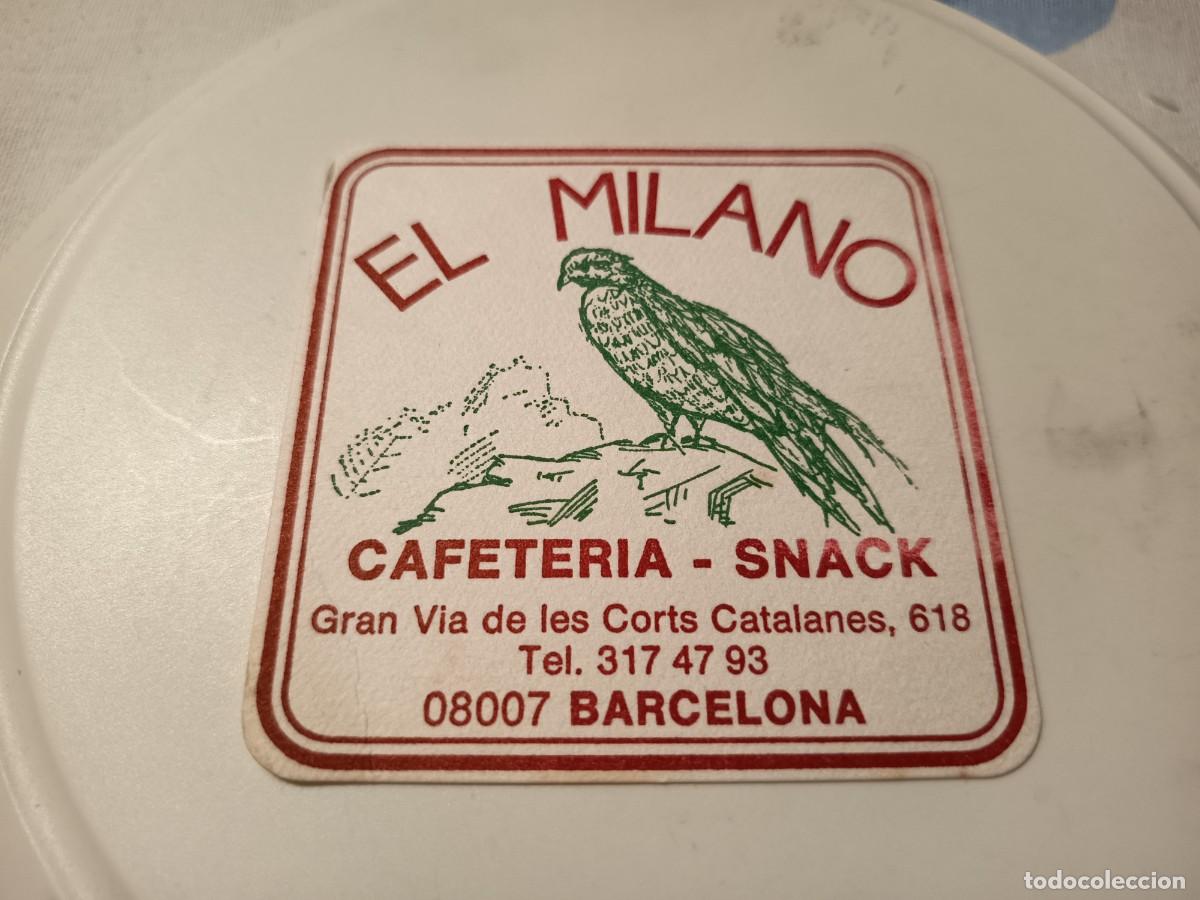 Otros art&iacute;culos de coleccionismo en papel: POSAVASOS CAFETERIA EL MILANO-BARCELONA