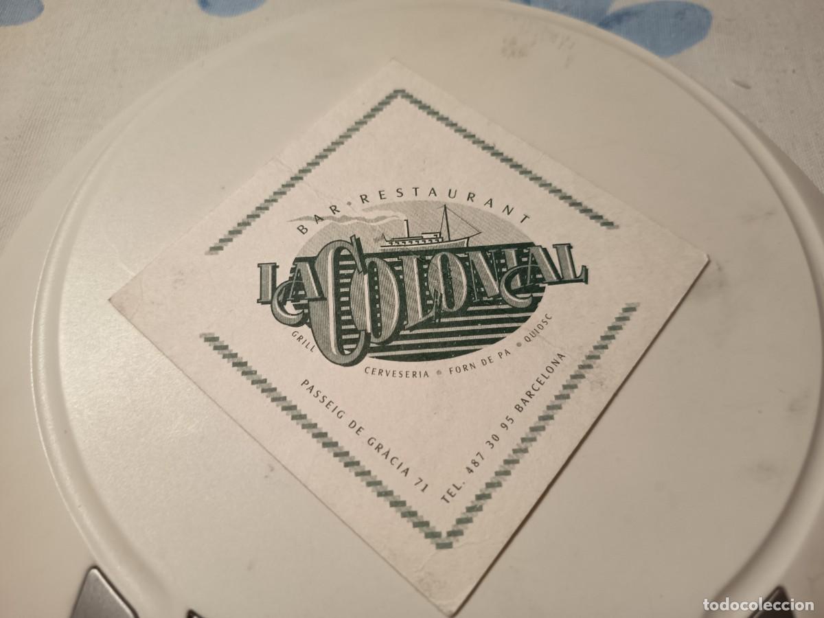 Collectionnisme Papier divers: POSAVASOS RESTAURANTE LA COLONIAL-BARCELONA